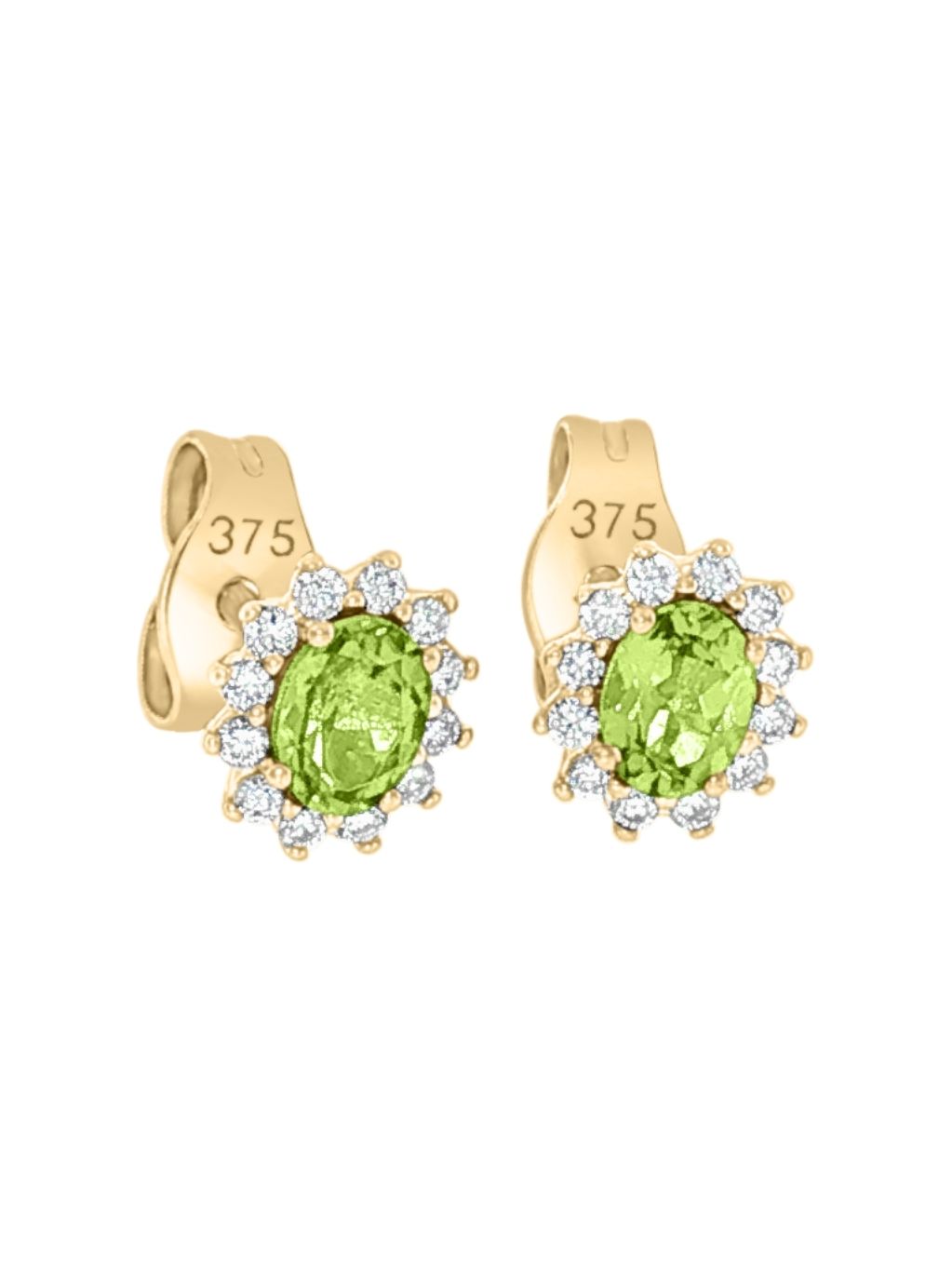 Produktbild von Ohrstecker / Gold 375 / Peridot Grün