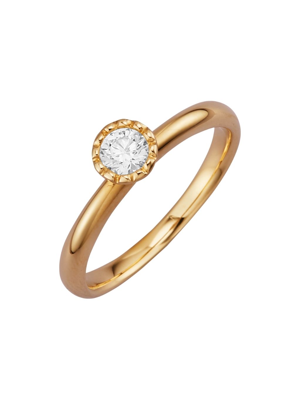 Produktbild von Ring / Gold 750 / Brillant Weißgold 62