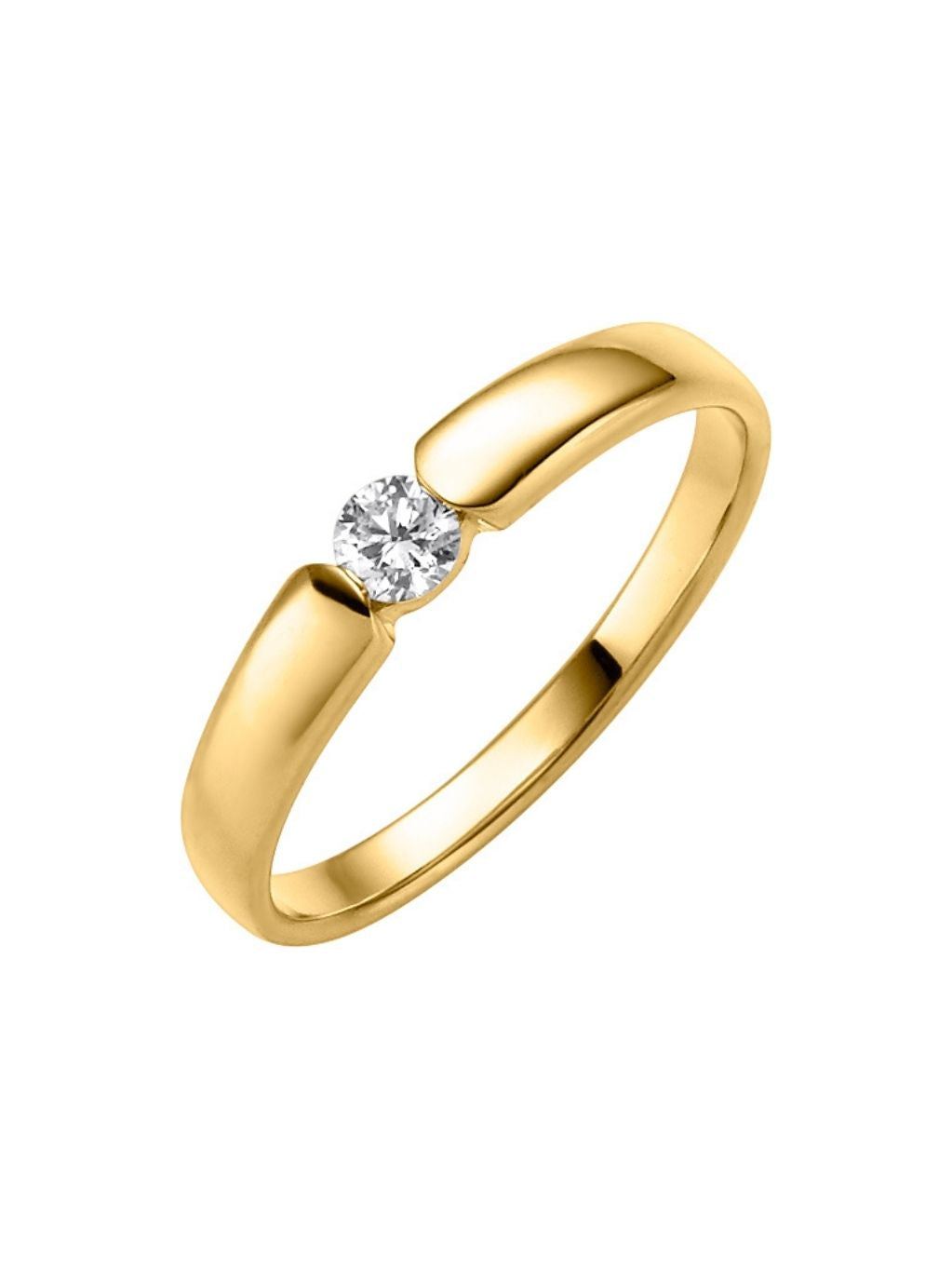 Produktbild von Ring / Gold 585 / Brillant Gelbgold 56