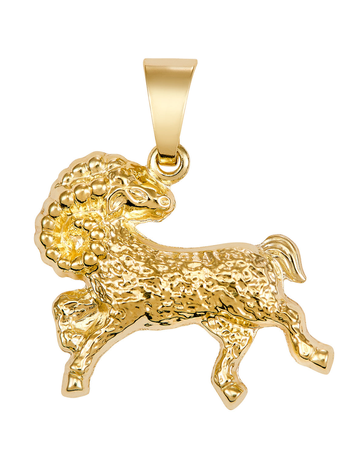 Produktbild von Sternzeichen-Anhänger Widder Gelbgold