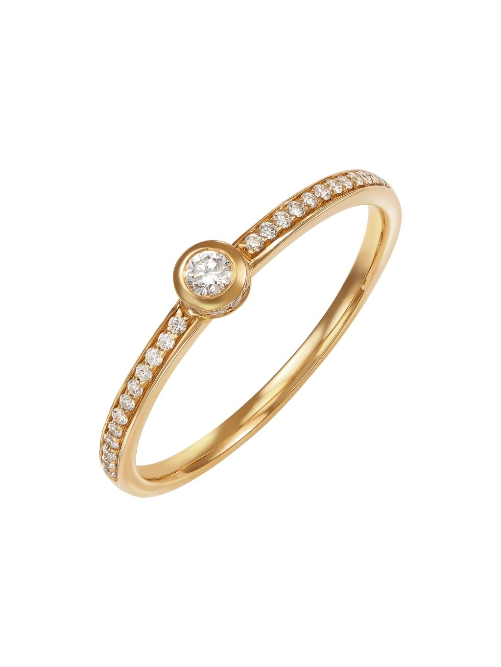 Produktbild von Ring / Gold 585 / Brillant Gelbgold 62