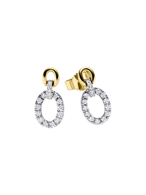 Produktbild von Ohrringe / Gold 585 / Brillant Bicolor