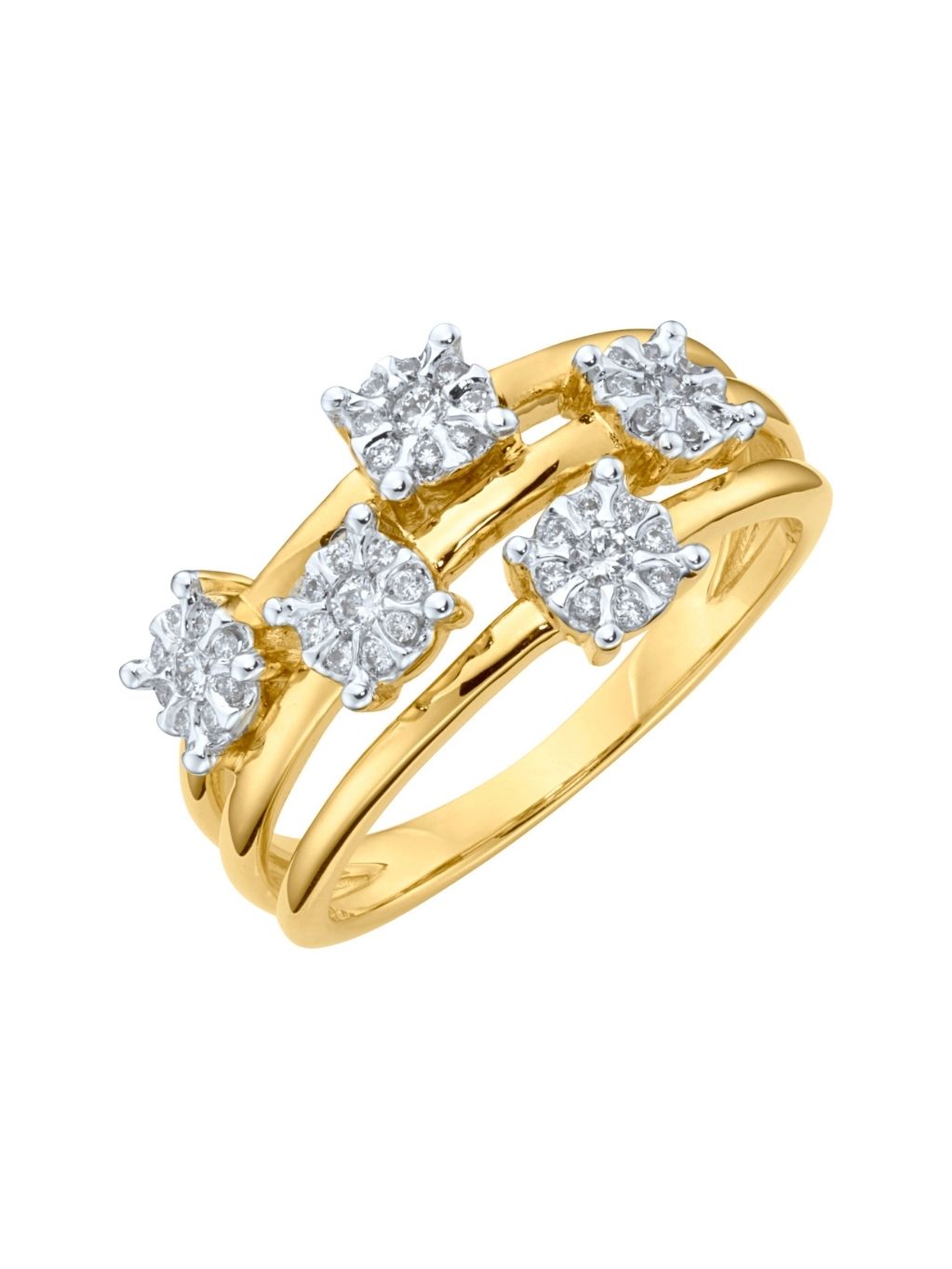 Produktbild von Ring / Gold 585 / Brillant Bicolor 60