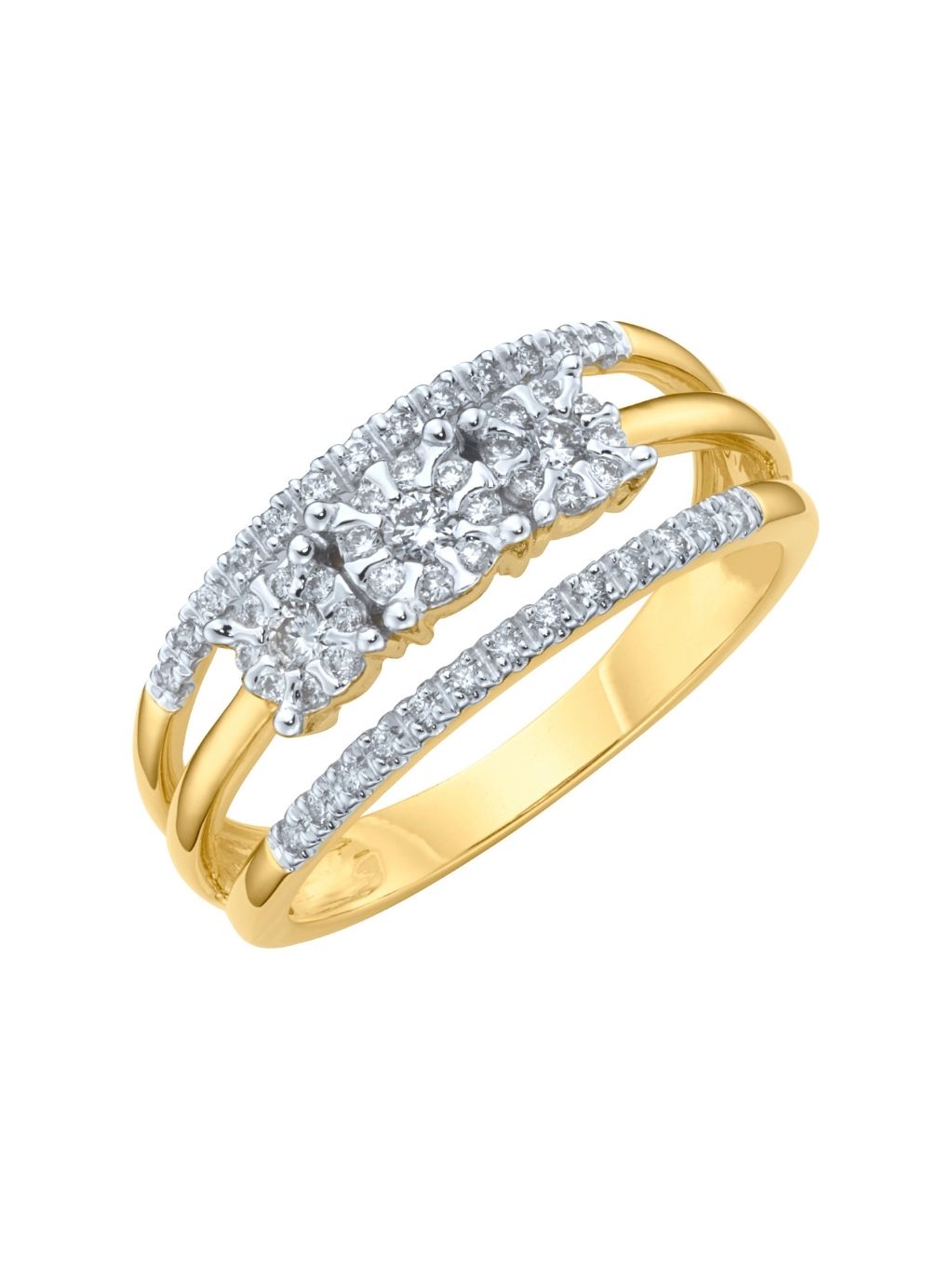 Produktbild von Ring / Gold 585 / Brillant Bicolor 56