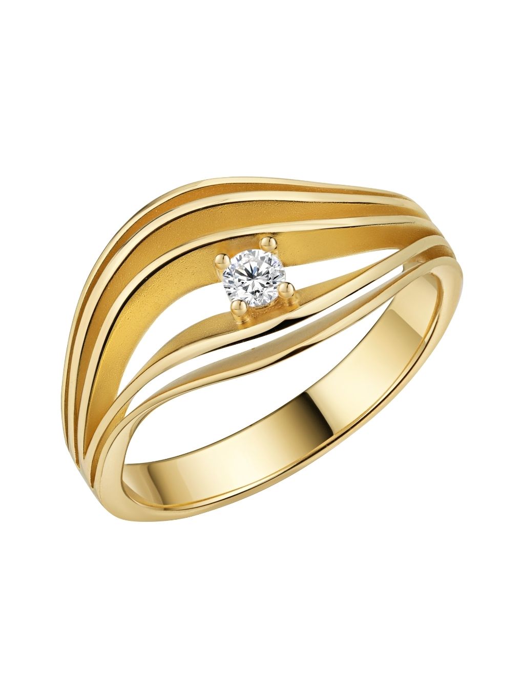 Produktbild von Ring / Gold 585 / Brillant Gelbgold 64
