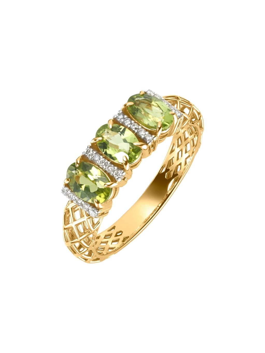 Produktbild von Ring / Gold 585 / Peridot Grün 60