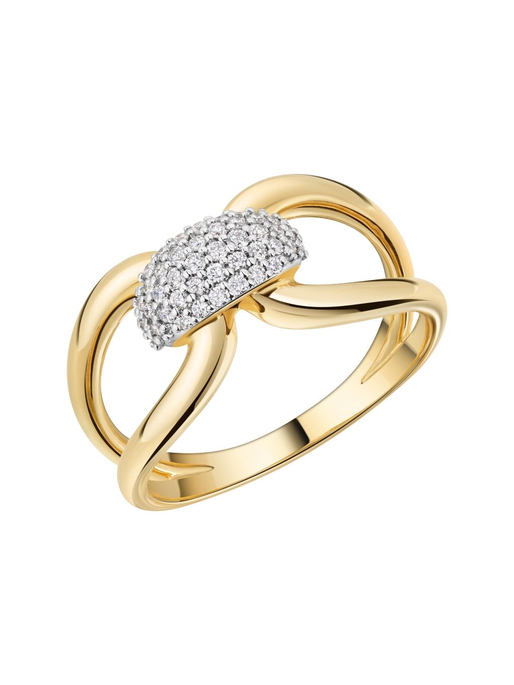 Produktbild von Ring / Gold 585 / Brillant Bicolor 54