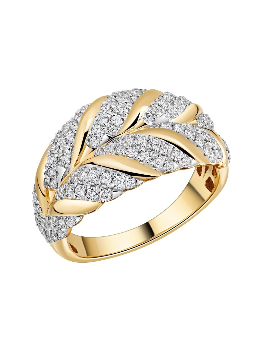 Produktbild von Ring / Gold 585 / Brillant Bicolor 60