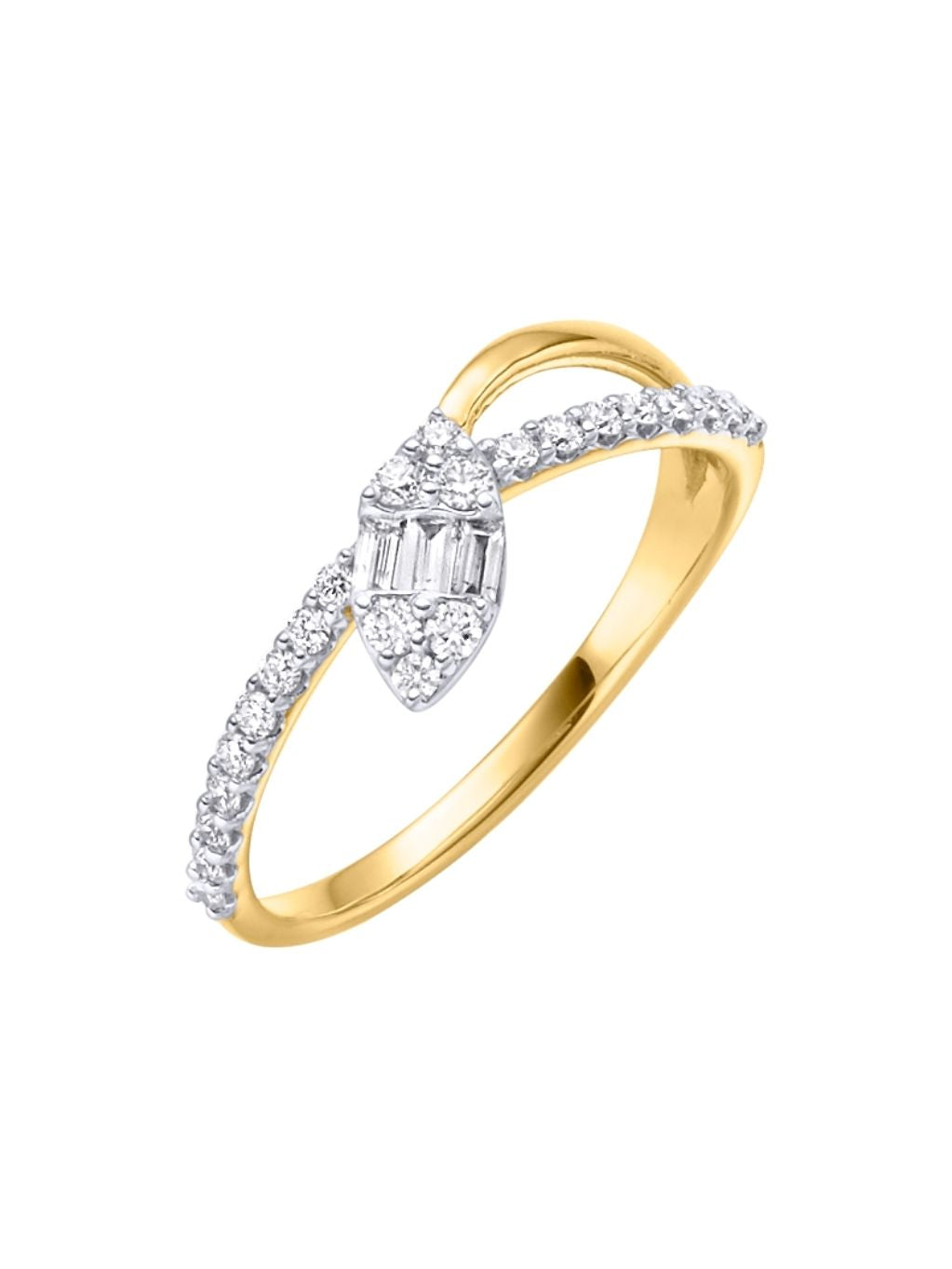 Produktbild von Ring / Gold 585 / Brillant Bicolor 54
