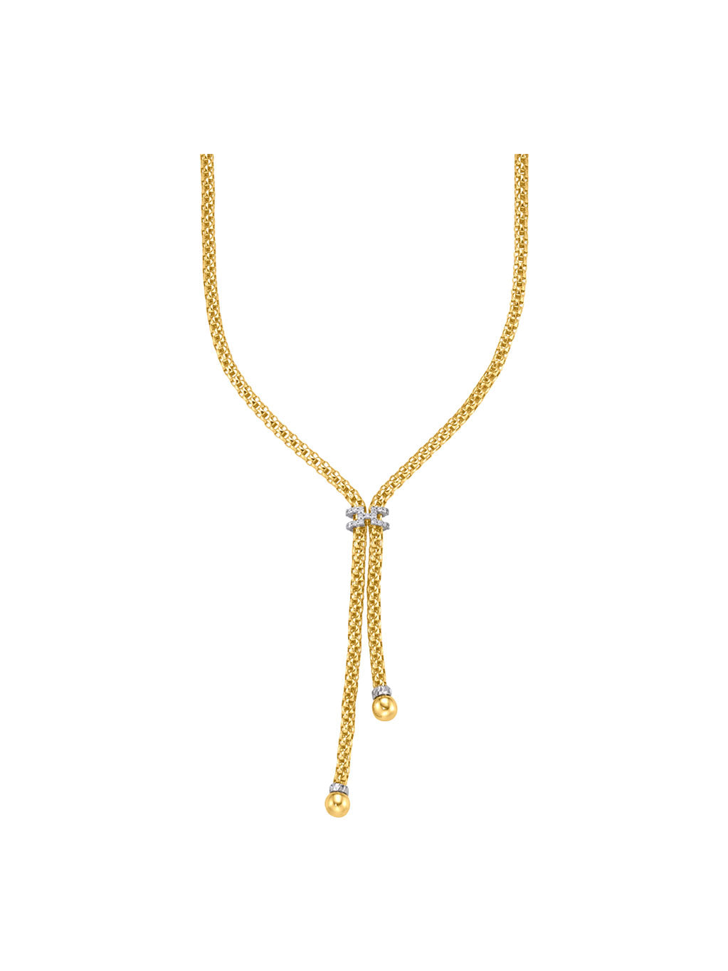 Produktbild von Kette / Gold 585 / Brillant Bicolor 45