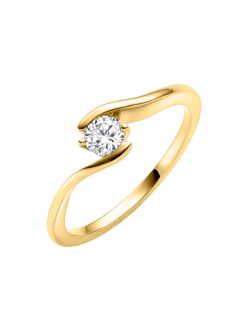 Produktbild von Ring / Gold 585 / Brillant Gelbgold 58