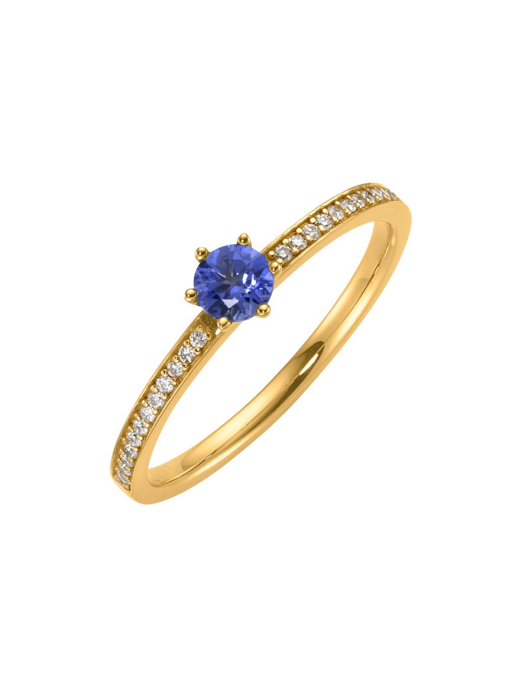Produktbild von Ring / Gold 585 / Tansanit Blau 56