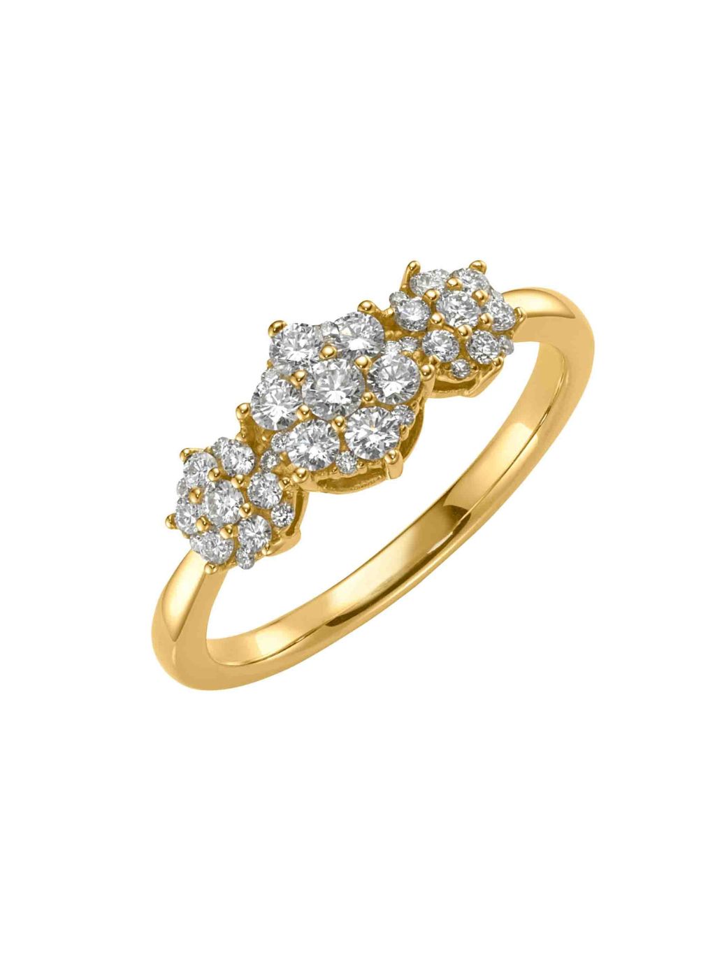 Produktbild von Ring / Gold 585 / Brillant Gelbgold 62