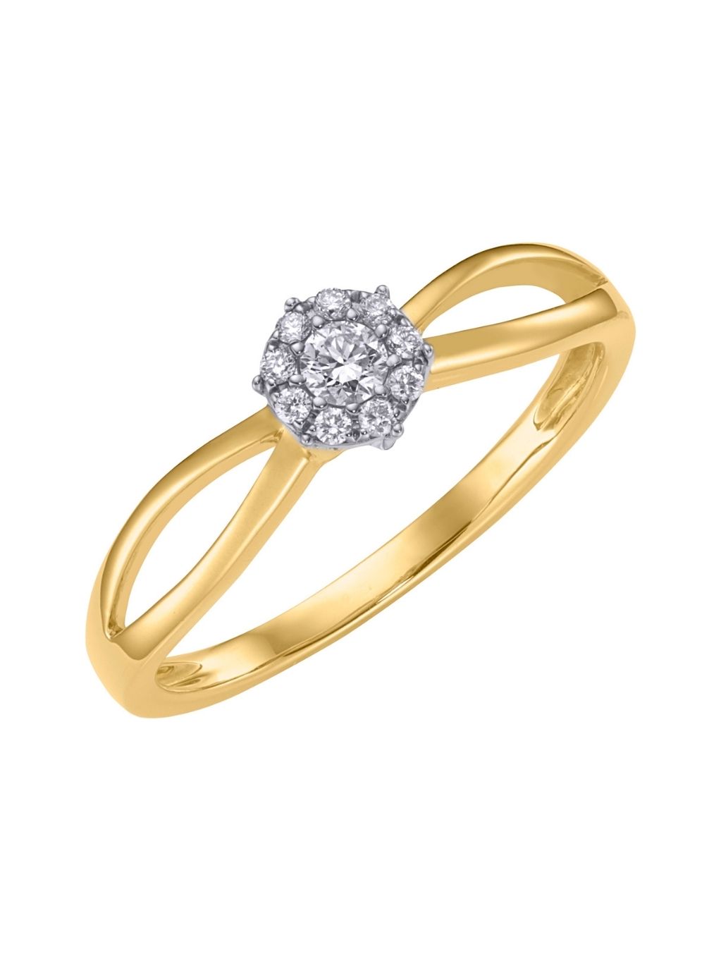 Produktbild von Ring / Gold 585 / Brillant Gelbgold 60
