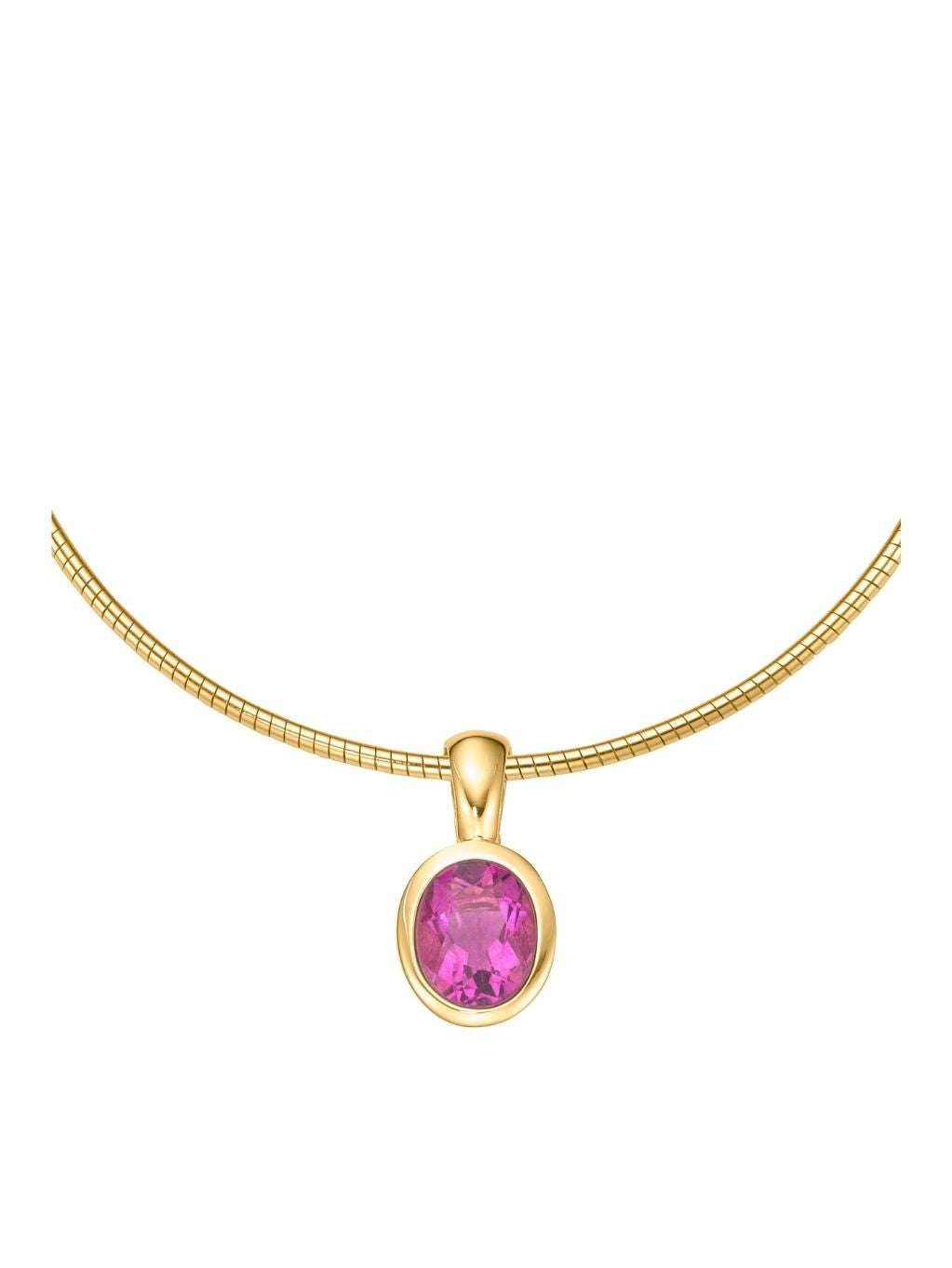 Produktbild von Anhänger / Gold 585 / Fluorit Pink