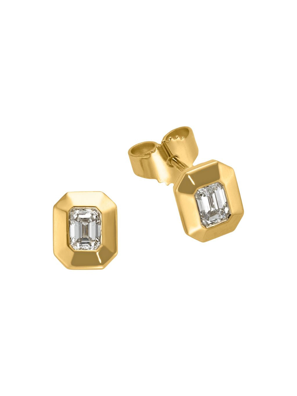 Produktbild von Ohrstecker / Gold 585 / Diamant Gelbgold