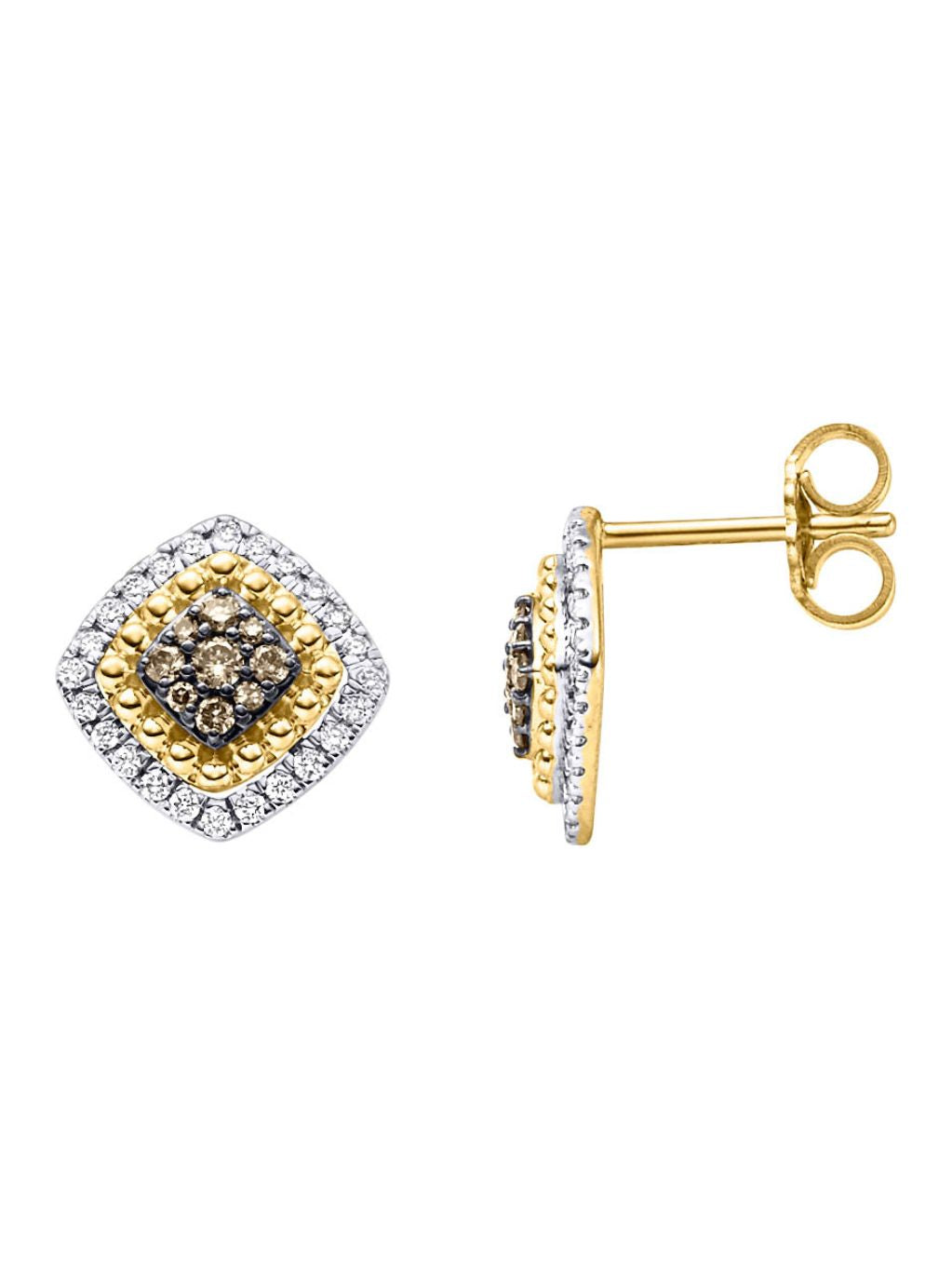 Produktbild von Ohrringe / Gold 585 / Brillant Braun