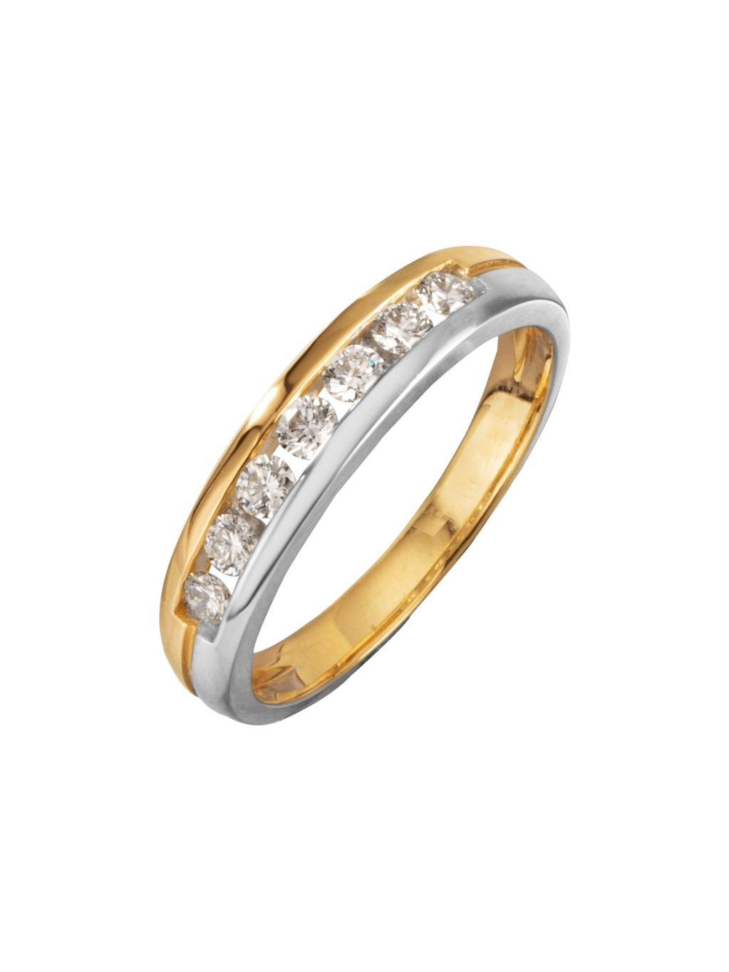 Produktbild von Ring / Gold 585 / Brillant Bicolor 58