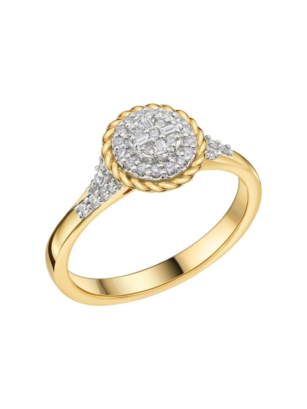 Produktbild von Ring / Gold 585 / Brillant Bicolor 58