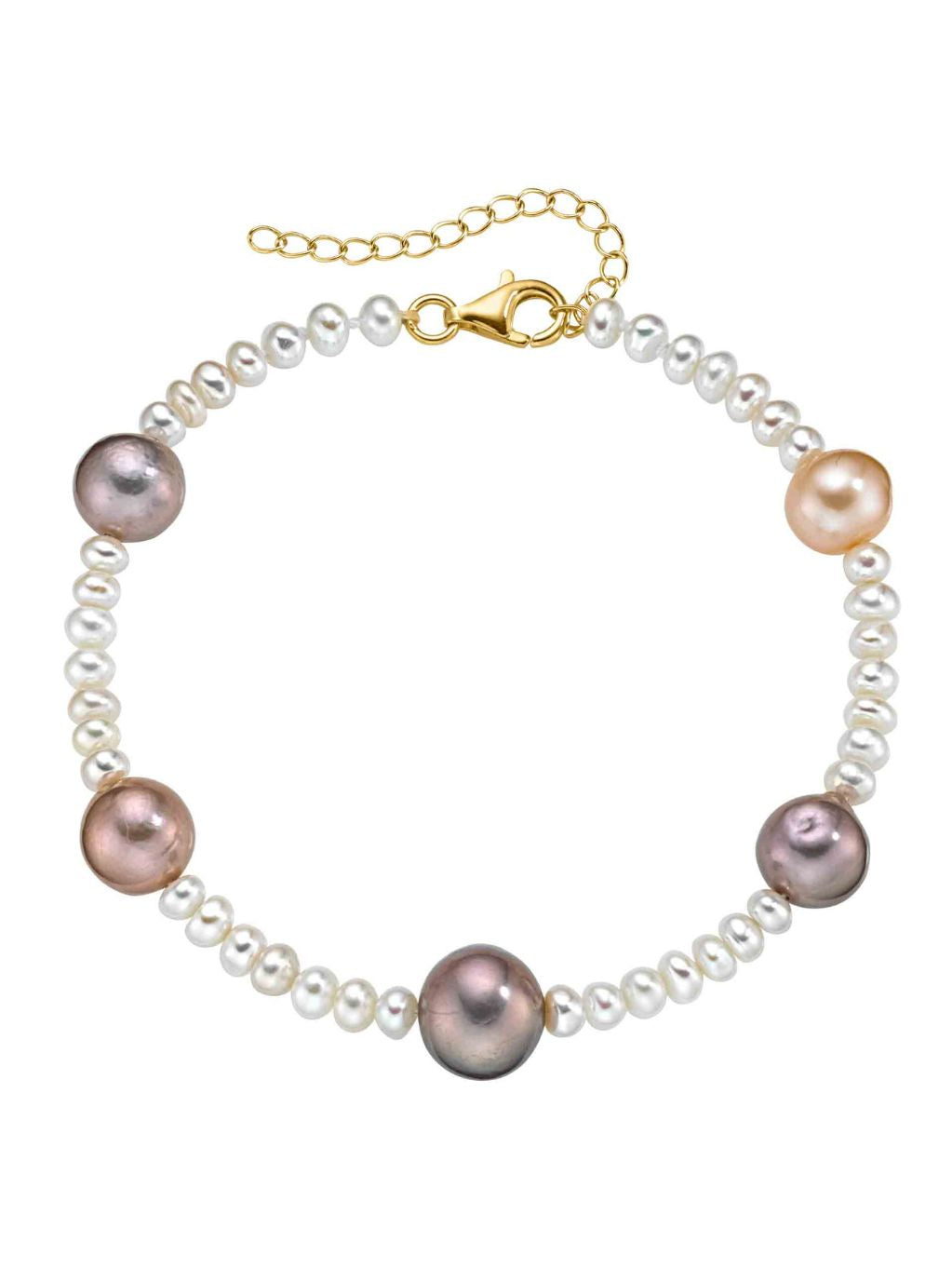 Produktbild von Armband / Silber 925 / Perle Multicolor 19