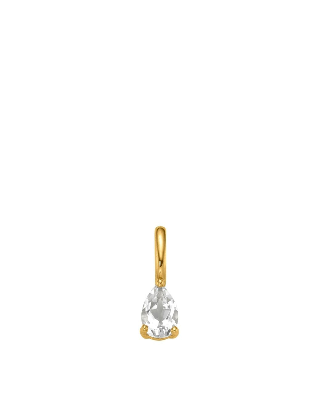 Produktbild von Anhänger / Gold 585 / Weisstopas Weiß