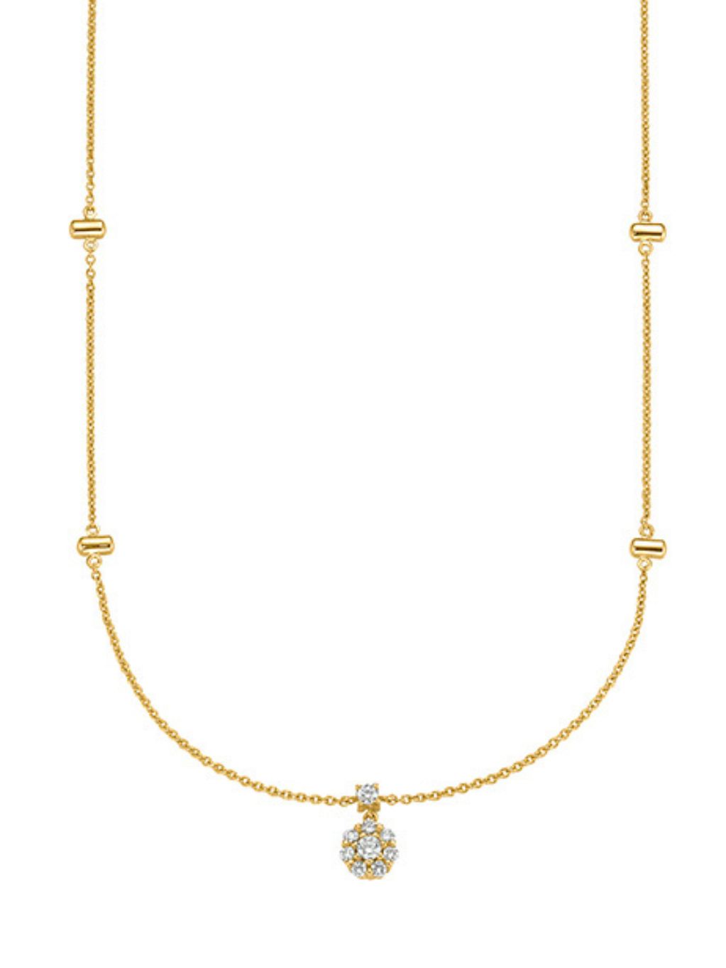 Produktbild von Kette / Gold 585 / Brillant Gelbgold 45