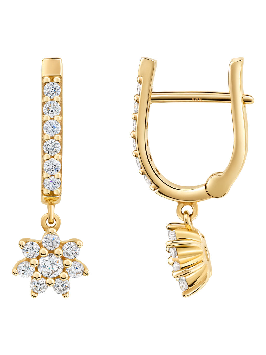 Produktbild von Ohrringe / Gold 585 / Brillant Gelbgold