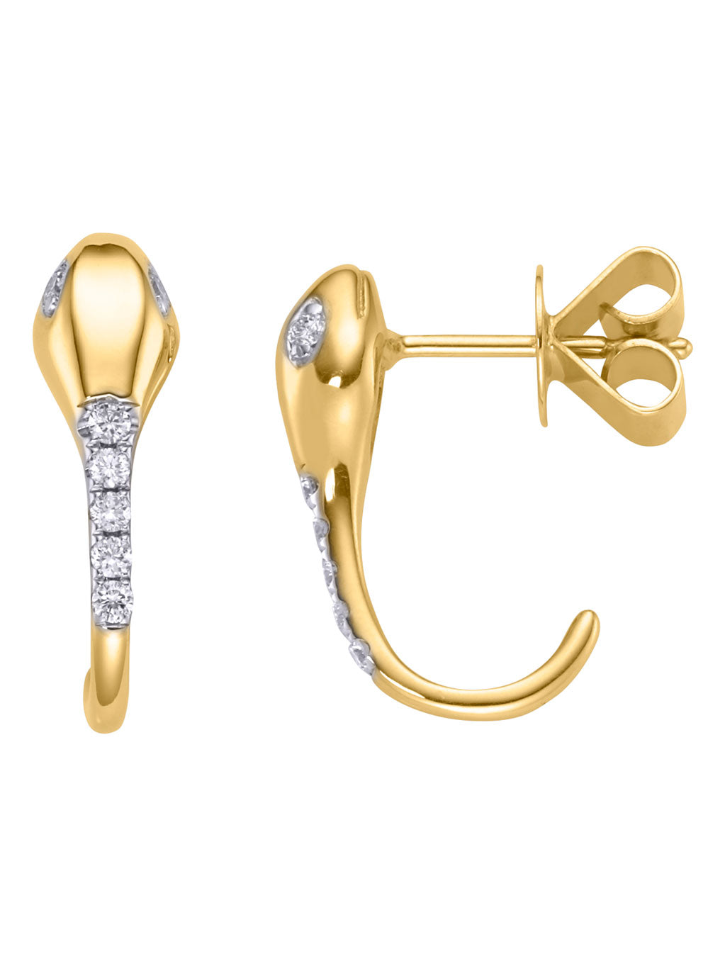 Produktbild von Ohrstecker / Gold 585 / Brillant Gelbgold