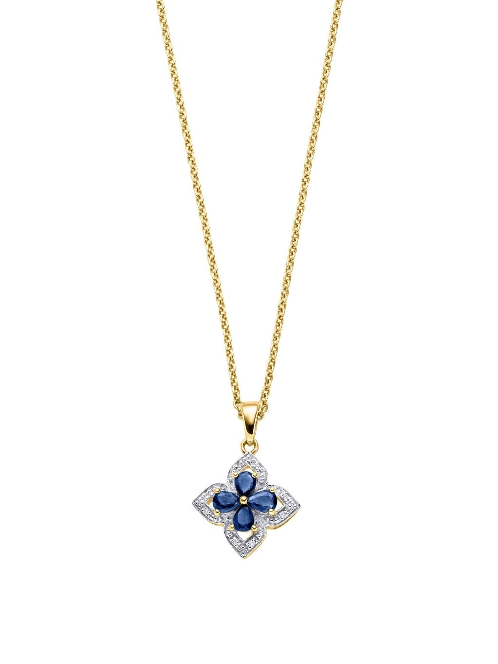 Produktbild von Anhänger / Gold 585 / Saphir Blau