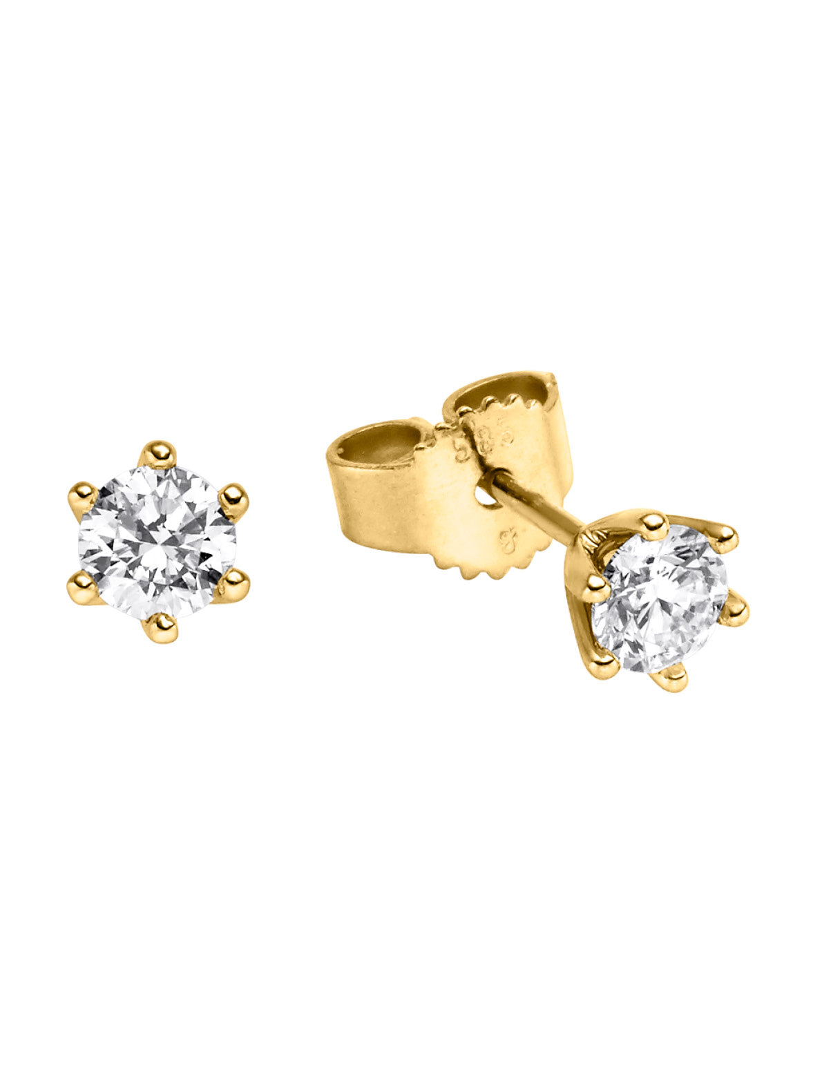 Produktbild von Ohrstecker / Gold 585 / Brillant Gelbgold