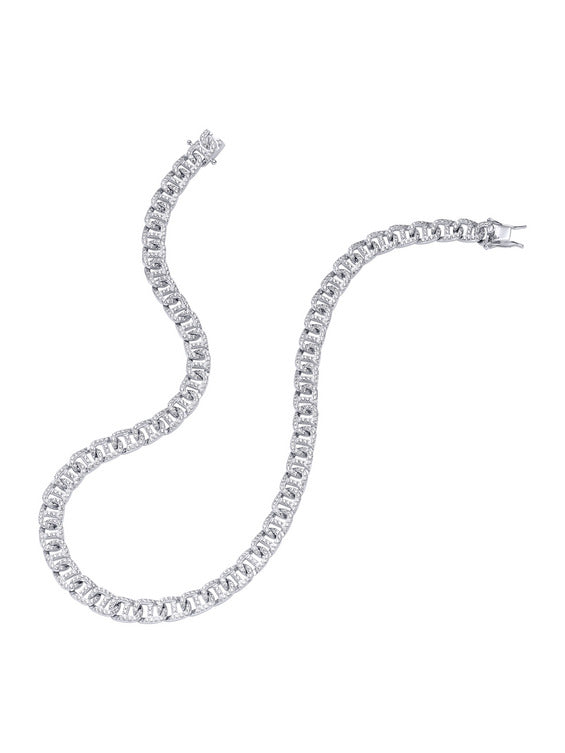 Produktbild von Kette / Silber 925 / Zirkonia Silber 45