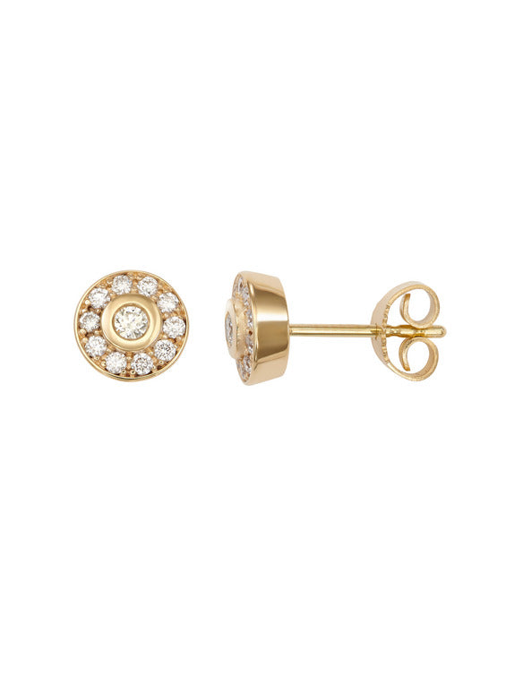 Produktbild von Ohrringe / Gold 585 / Brillant Gelbgold