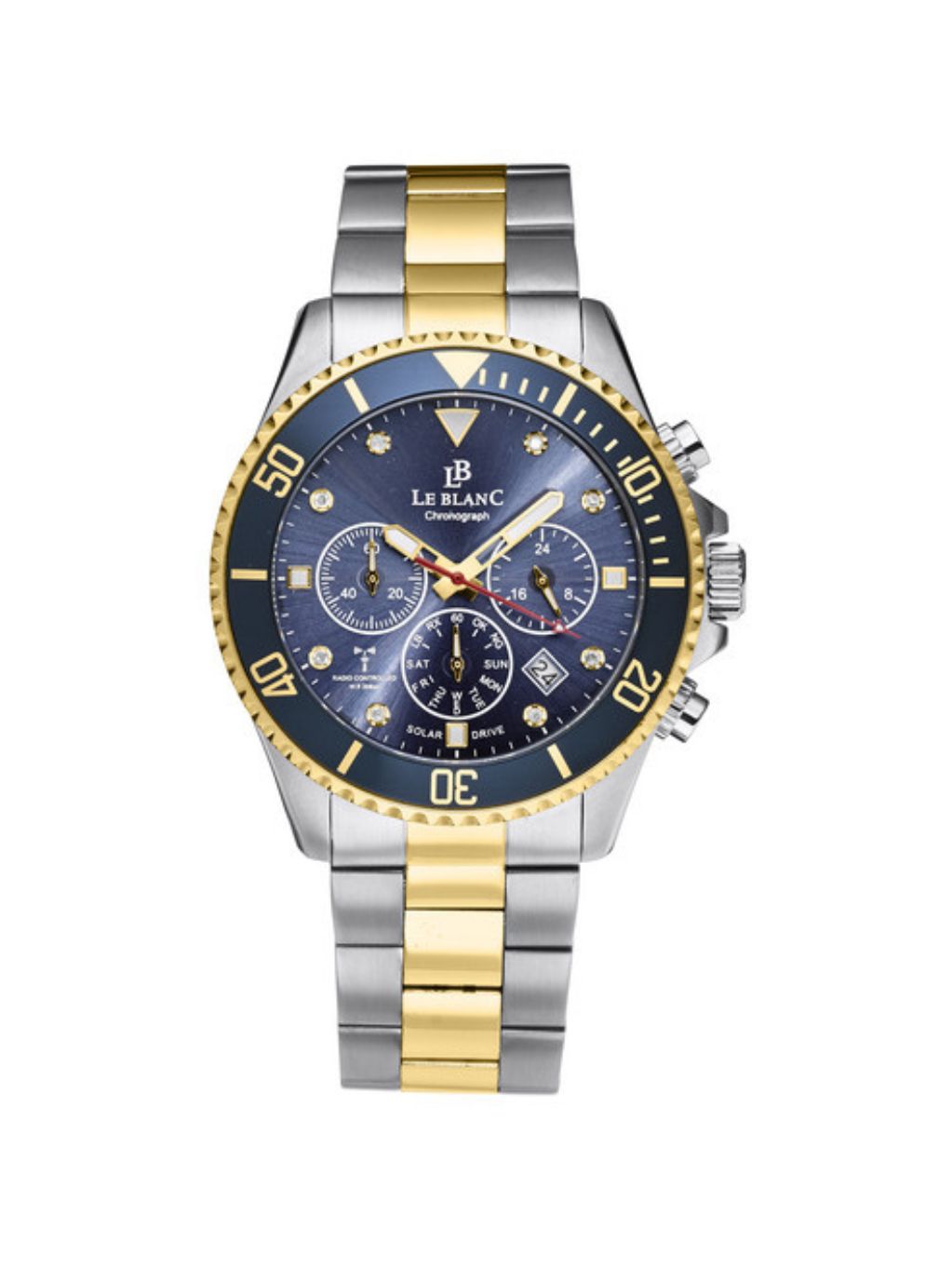 Produktbild von Herrenuhr Antares blau Bicolor 21