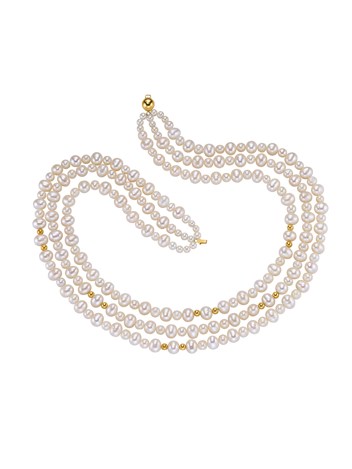 Produktbild von Kette / Gold 585 / Perle Weiß