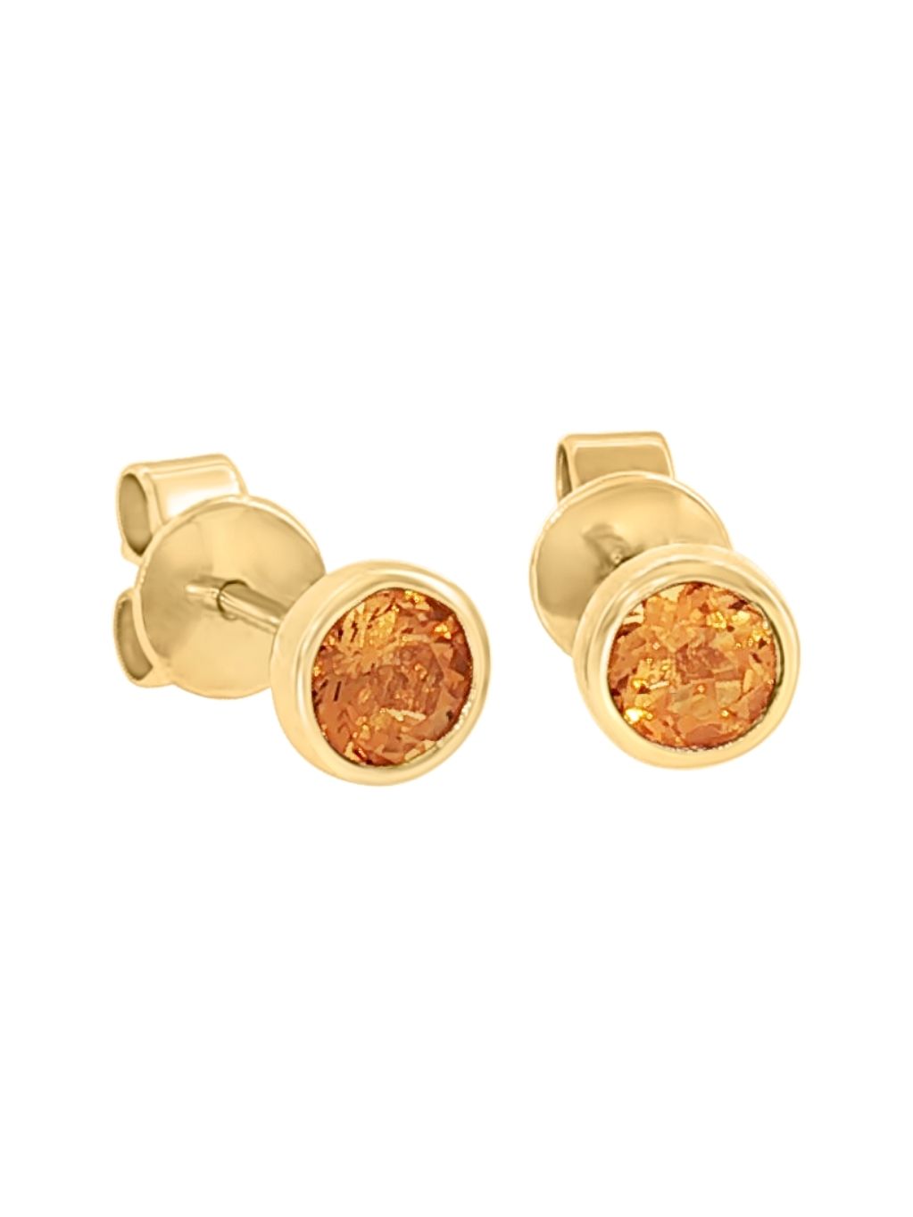 Produktbild von Ohrstecker / Gold 375 / Citrin Gelb