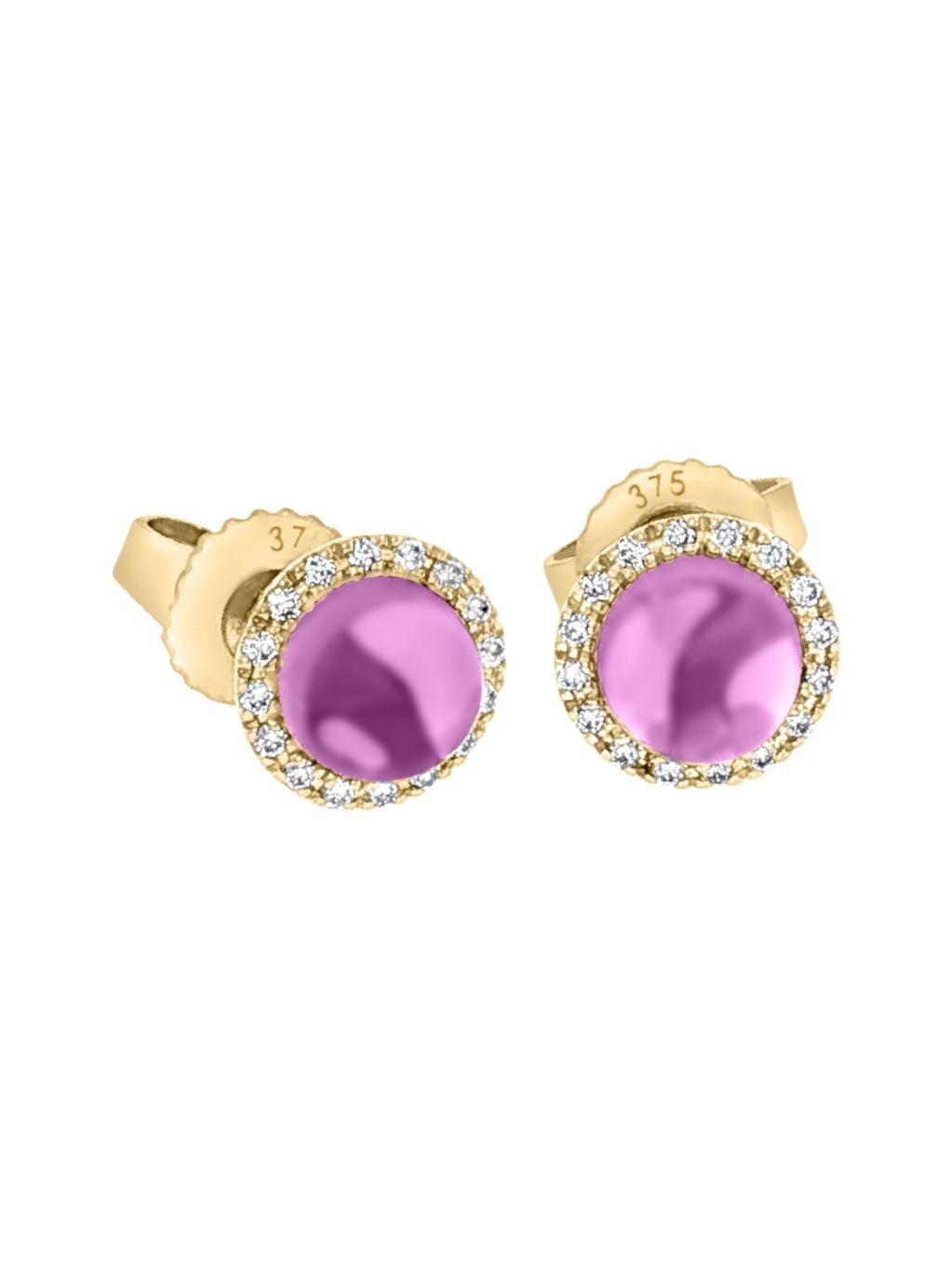 Produktbild von Ohrstecker / Gold 375 / Amethyst Lila