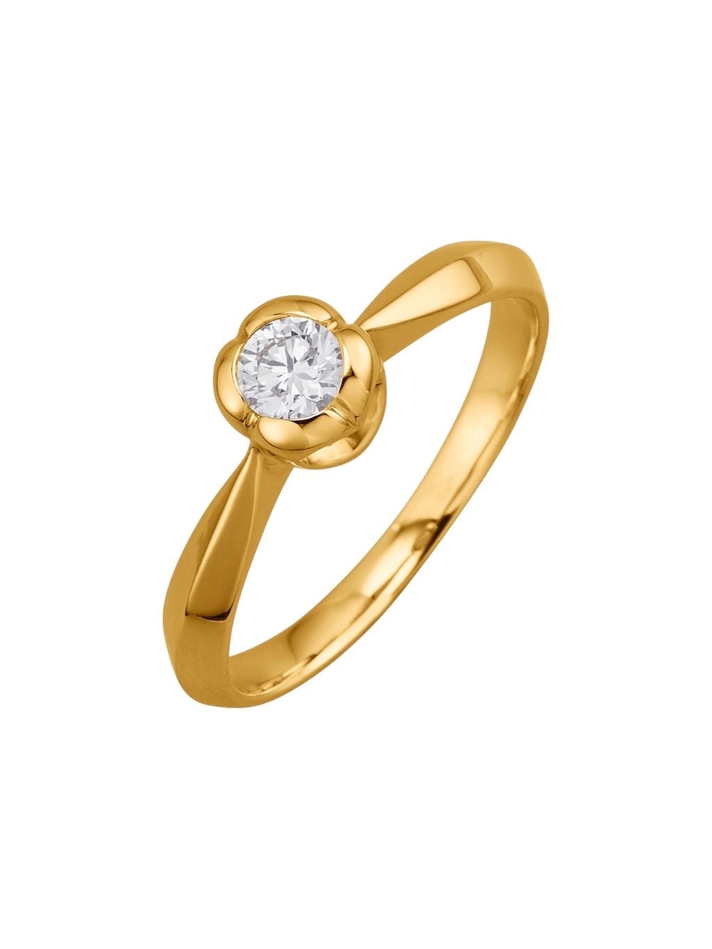 Produktbild von Ring / Gold 750 / Brillant Gelbgold 60