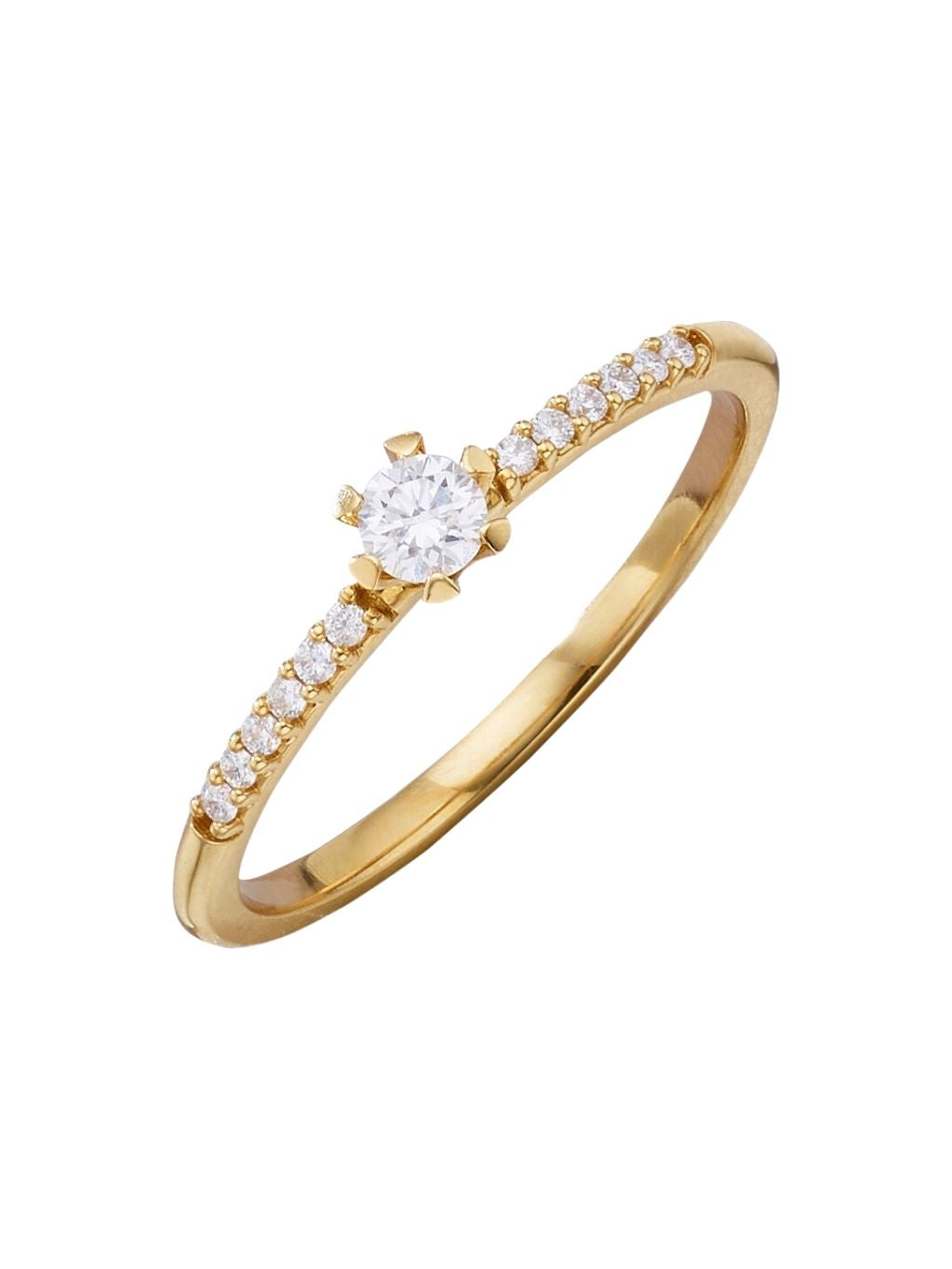 Produktbild von Ring / Gold 585 / Brillant Gelbgold 56