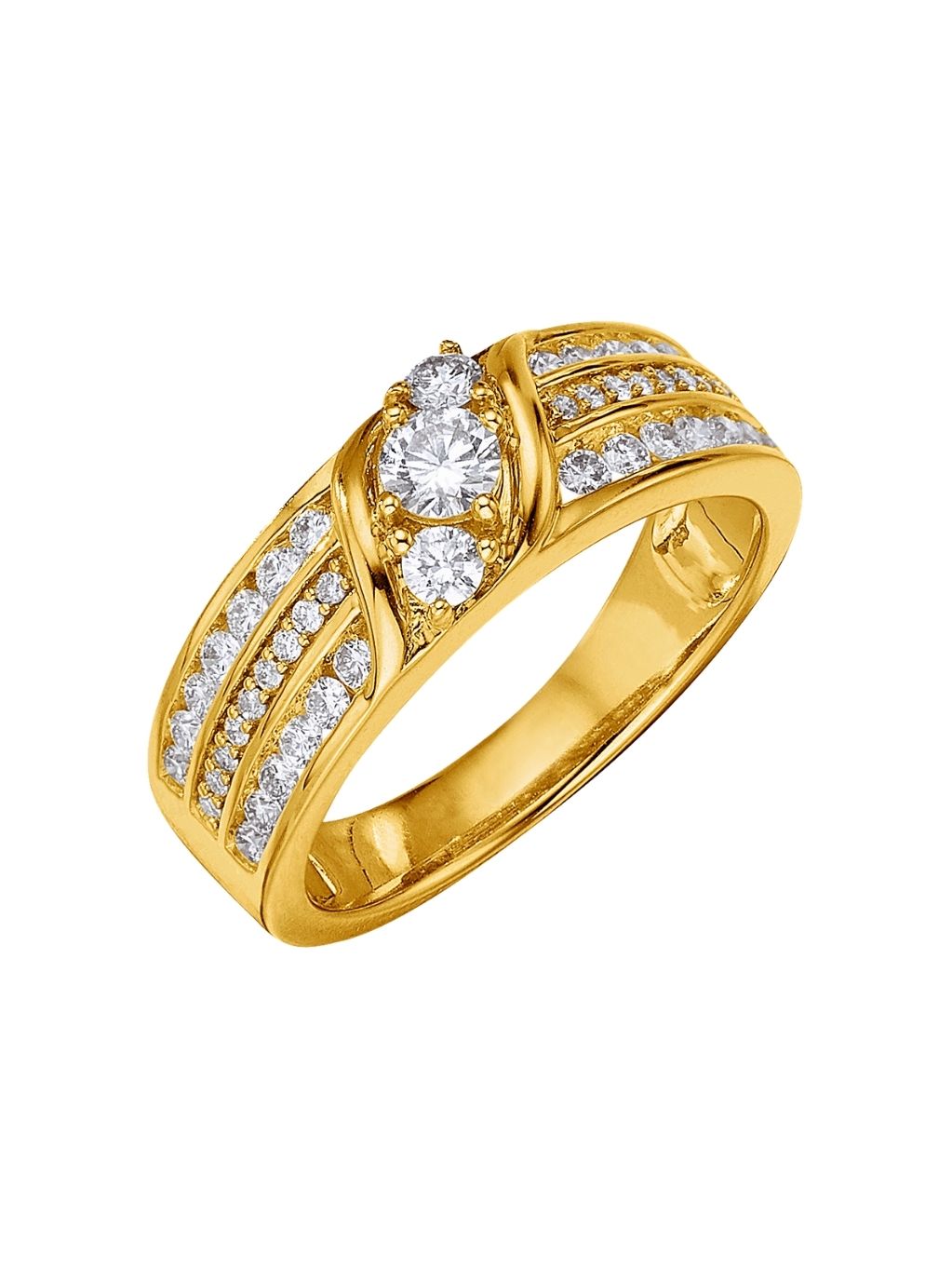 Produktbild von Ring / Gold 585 / Brillant Weiß 60