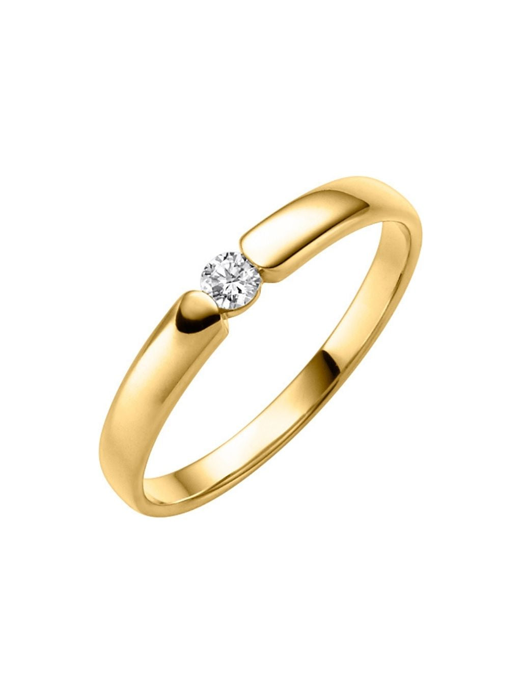 Produktbild von Ring / Gold 585 / Brillant Gelbgold 62