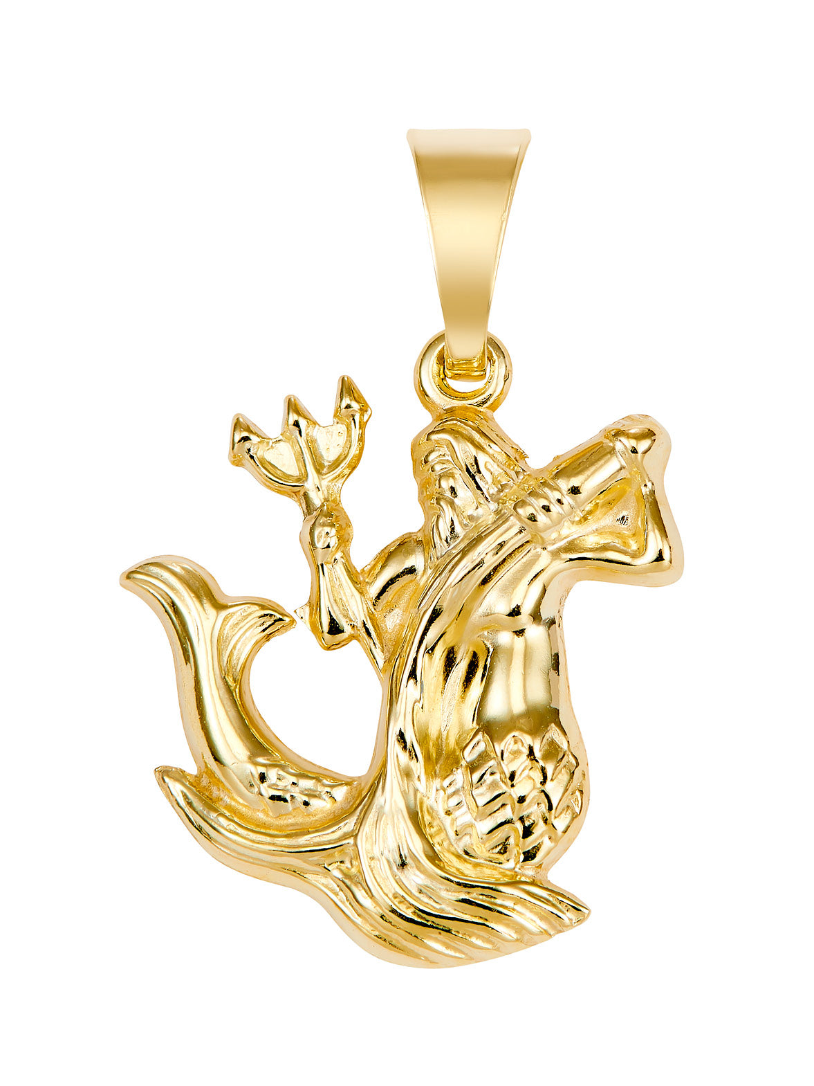 Produktbild von Sternzeichen-Anhänger Wassermann Gelbgold