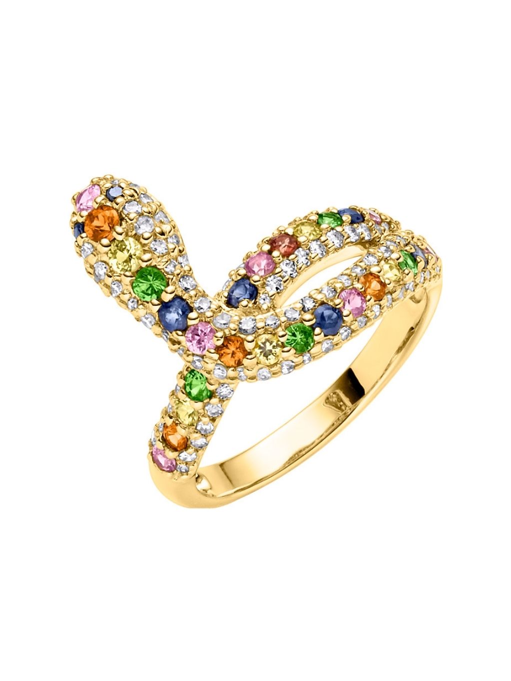 Produktbild von Ring / Gold 585 / Edelsteine Multicolor 56