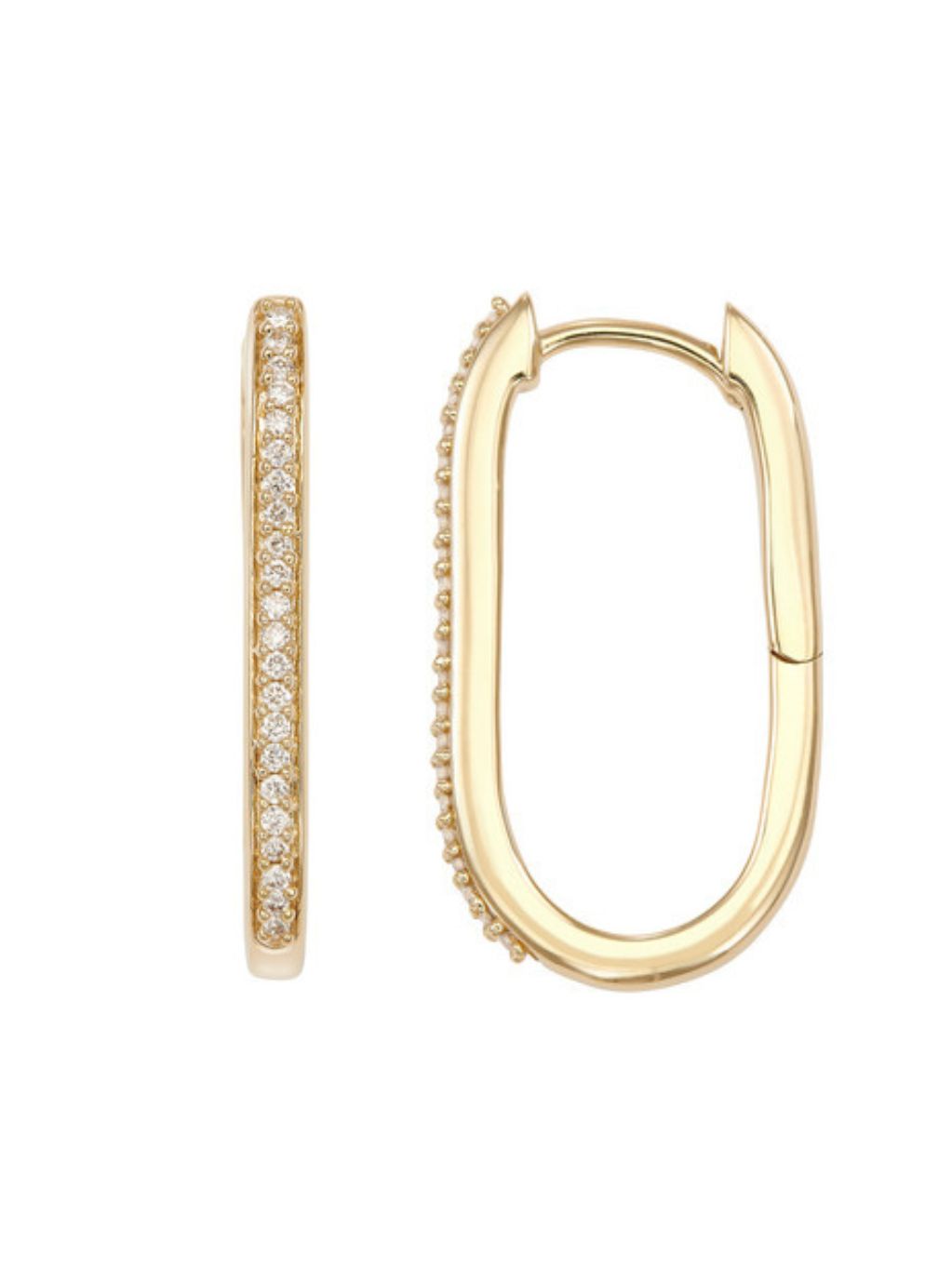 Produktbild von Creolen / Gold 585 / Brillant Gelbgold