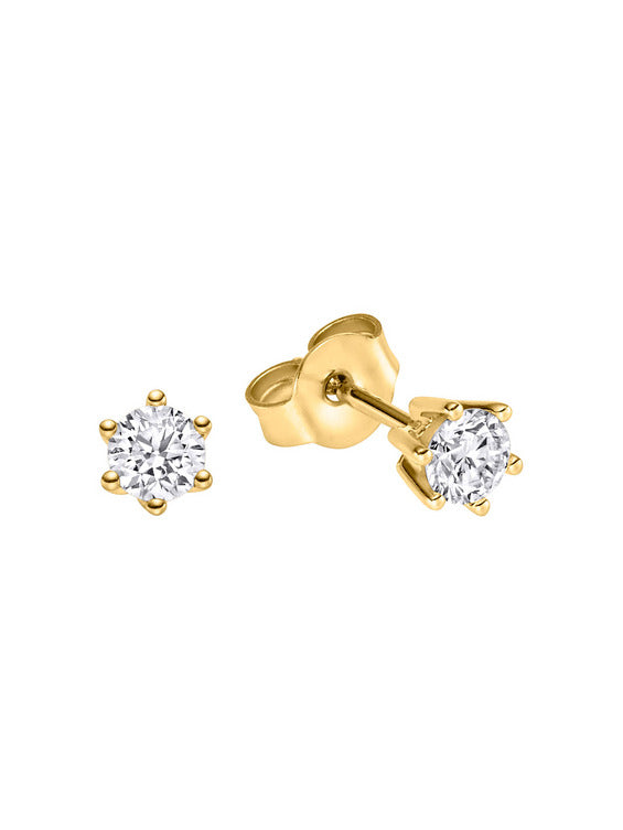 Produktbild von Ohrringe / Gold 750 / Brillant Gelbgold