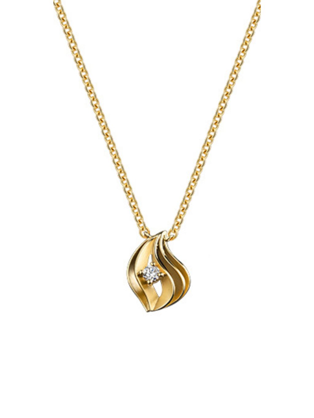 Produktbild von Kette / Gold 585 / Brillant Gelbgold