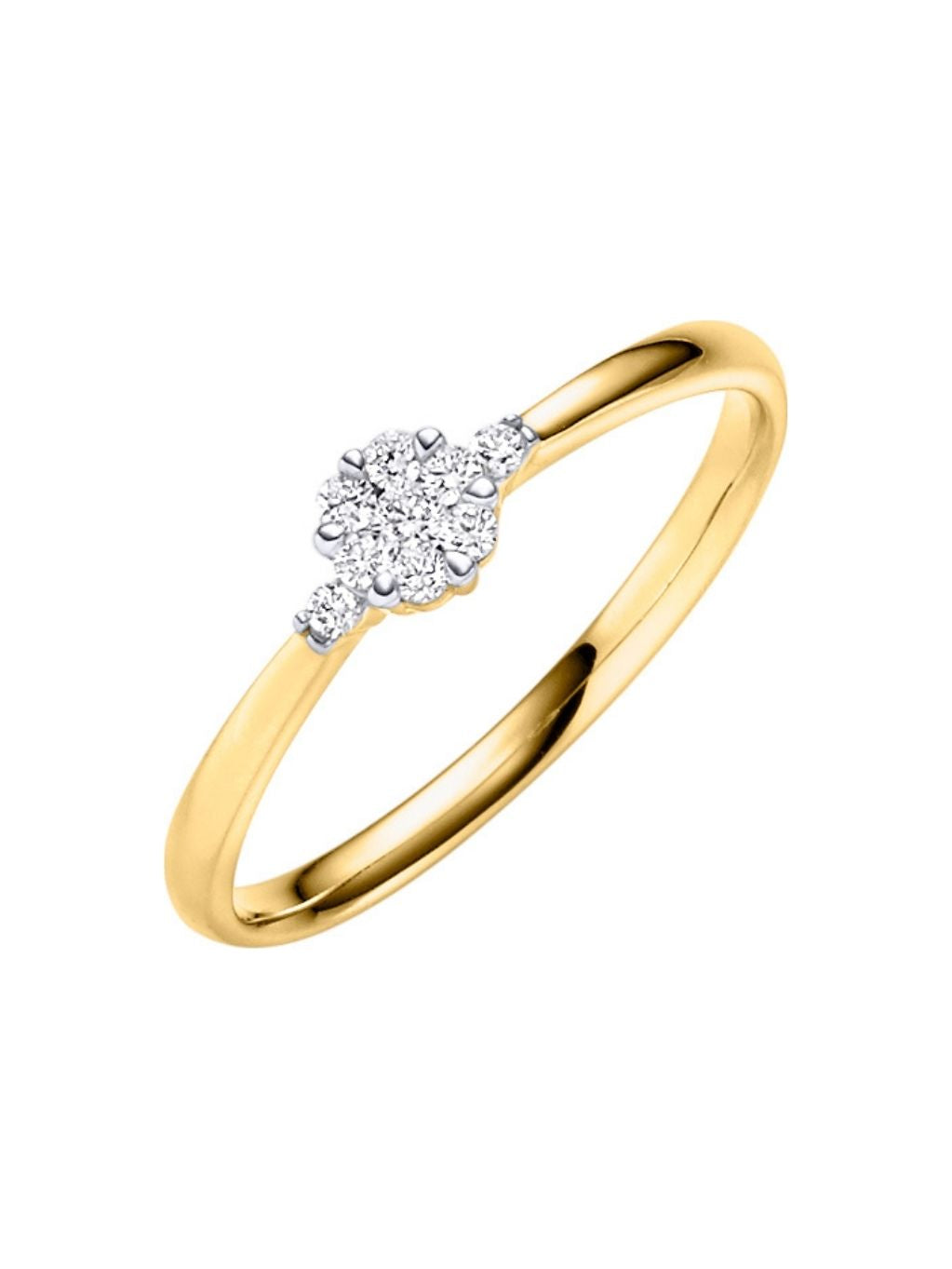 Produktbild von Ring / Gold 585 / Brillant Bicolor 56