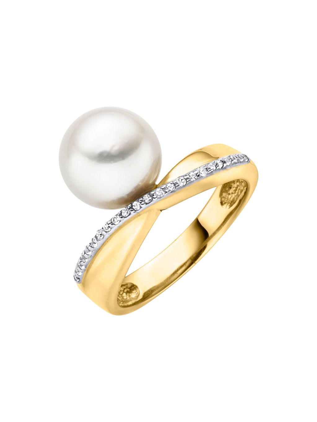 Produktbild von Ring / Gold 585 / Perle Weiß 58