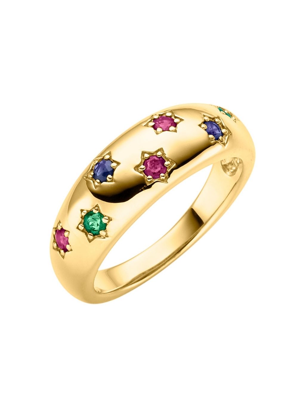 Produktbild von Ring / Gold 585 / Farbstein Multicolor 60