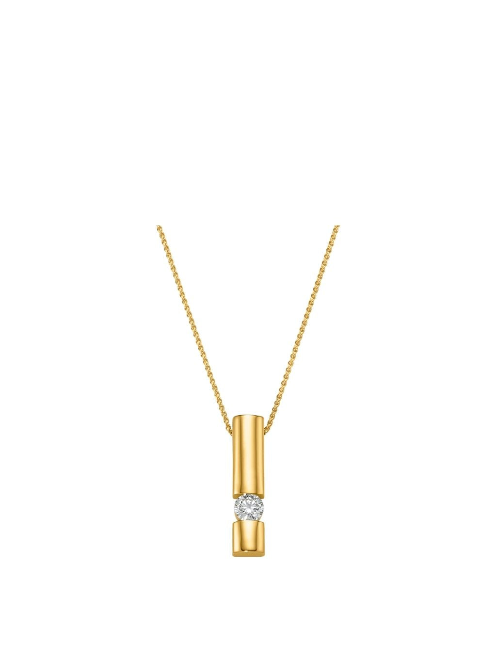 Produktbild von Kette / Gold 585 / Brillant Gelbgold 45