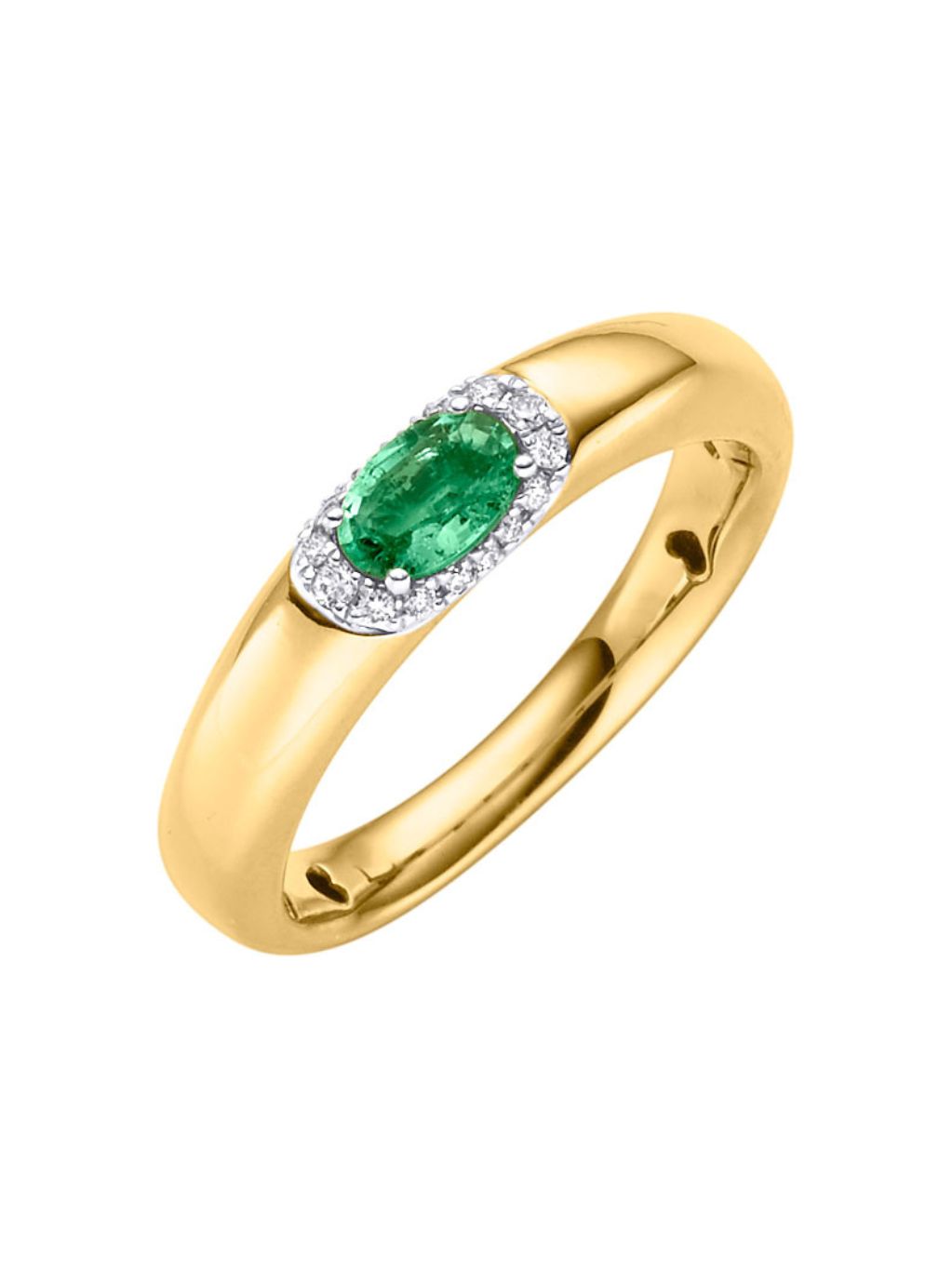 Produktbild von Ring / Gold 585 / Smaragd Grün 52